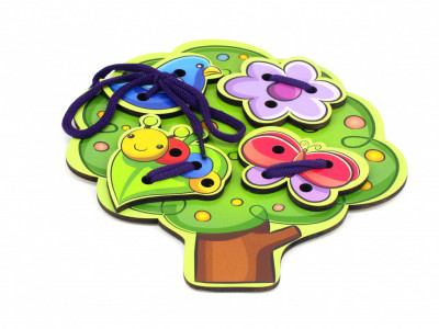 Игровой набор  Шнуровка Дерево