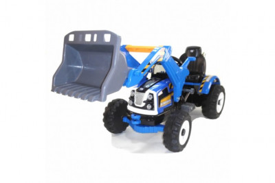 Детский электромобиль трактор с механическим ковшом