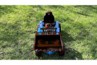 Детский электромобиль трактор с механическим ковшом JS328A-B 
