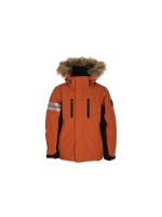 Детская утепленная куртка Lindberg оранжевого цвета, размер 100 см