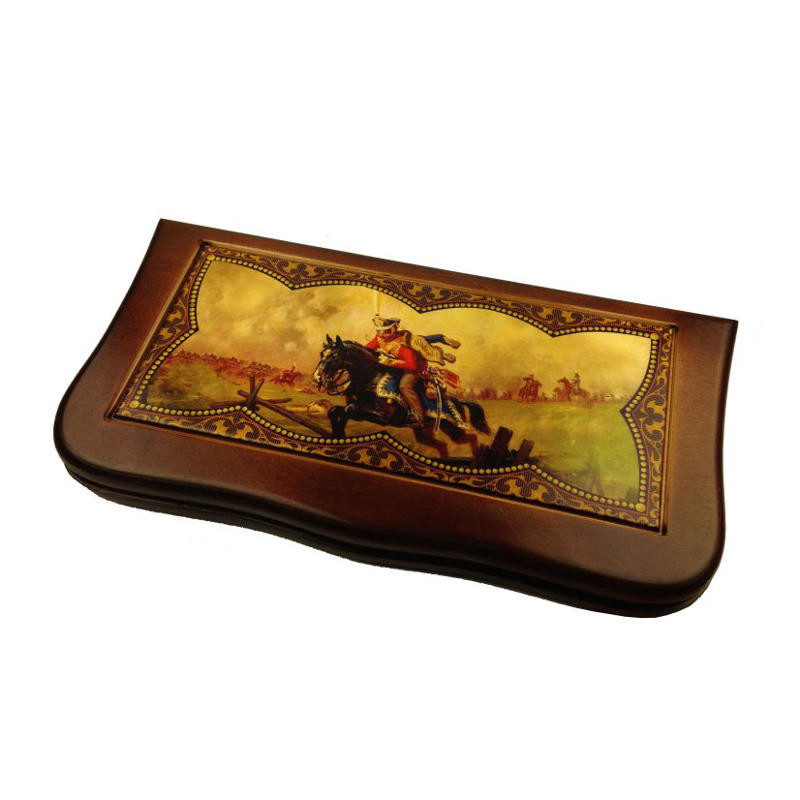 Нарды деревянные резные Гусарские, размер 55x27x7 см