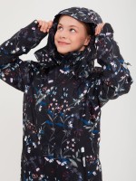 Детский непромокаемый демисезонный комбинезон Björka, цвет черный буке