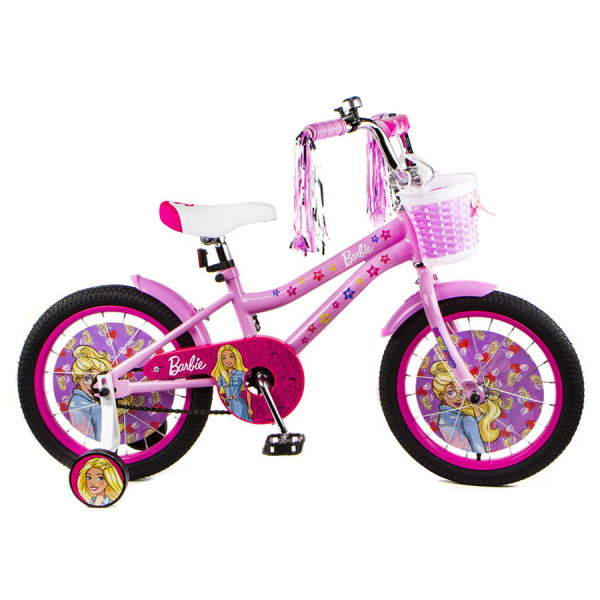 Детский велосипед хардтейл 16" Barbie розовый ВНМ16143