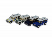 Сборная деревянная модель автомобиля Land Rover Полиция