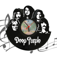 Часы виниловая грампластинка  "Deep Purple"