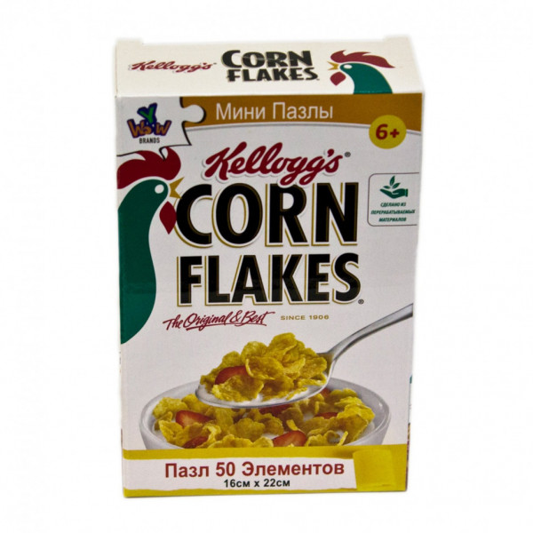 Пазл Kelloggs  - 50 элементов, тип Corn Flakes