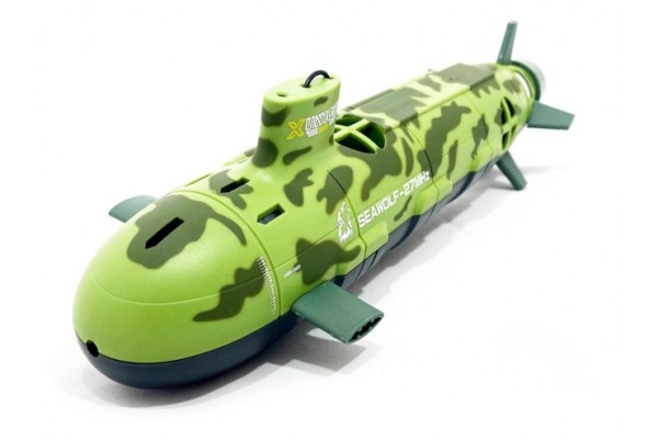  Подводная лодка на радиоуправлении Seawolf Bingongchang 13000-Green