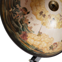 Глобус-бар настольный, диаметр сферы 33 см, высота 48 см