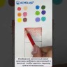 Набор цветных укороченных шестигранных карандашей ACMELIAE 12цв, в картонном футляре