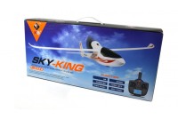 Радиоуправляемый самолет / планер на пульте управления Sky King 6-AXIS GYRO 2.4G