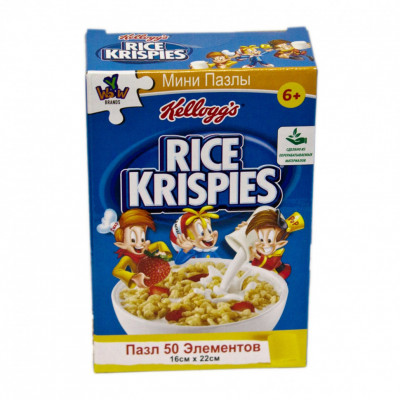 Пазл Kelloggs, 50 элементов, Rice Krispies