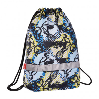 Мешок для обуви ErichKrause® с боковым карманом 500х410мм Cyclist