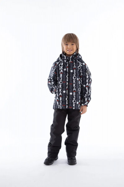 Комплект BJÖRKA: куртка и брюки, черный