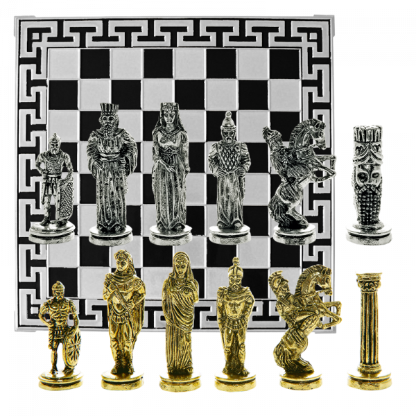 Шахматы сувенирные "Александр Македонский", размер 38 х 38 см, высота фигурок 7 см