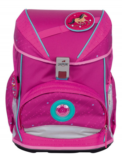 Ранец школьный DerDieDas ErgoFlex Buttons "Розовый стиль" 800 г, с ...