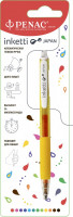 Ручка гелевая автоматическая Penac Inketti, желтая 0,5 мм, 1 шт в блистере