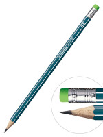Карандаш чернографитный Stabilo Pencil 160 мягкий Hb, корпус ассорти, 3 шт в блистере