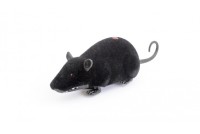 Радиоуправляемая крыса (19 см, светятся глаза), черная