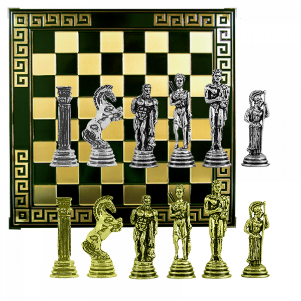 Шахматы сувенирные "Афина", размер 33 х 33 см, высота фигурок 8 см