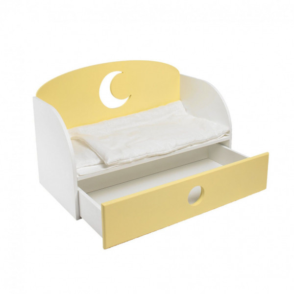 Диван – кровать "Луна", цвет: желтый