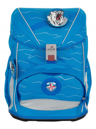 Ранец школьный DerDieDas ErgoFlex Buttons "Северное сияние" 800 г, ...