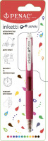 Ручка гелевая автоматическая Penac Inketti розовая, 0,5 мм, 1 шт в блистере