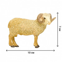 Набор фигурок животных cерии "На ферме": Ферма игрушка, овцы, фермер, инвентарь - 17 предметов