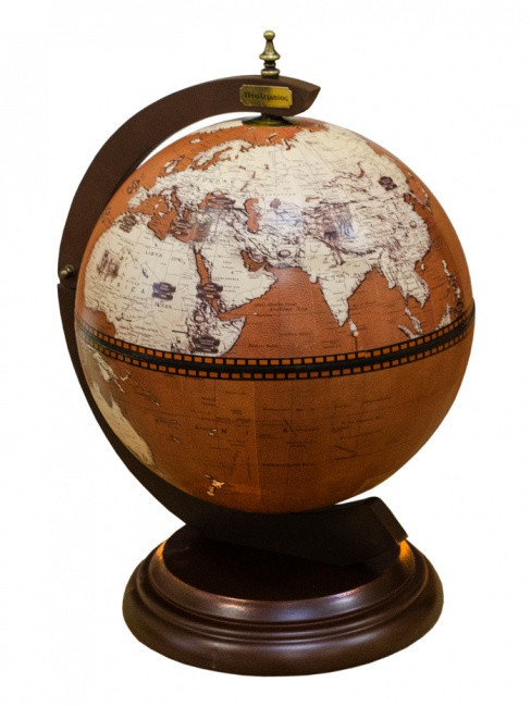 Глобус-бар настольный, диаметр сферы 42 см