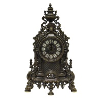 Часы Барокко каминные под бронзу