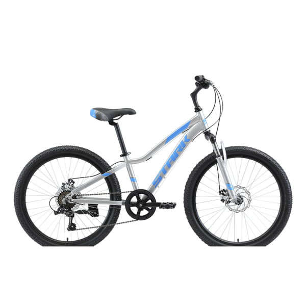 Детский велосипед Stark'21 Rocket 24.2 D серебристый/голубой/серый HD00000292