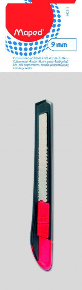 START Нож канцелярский 9 мм, пластик, сручным фиксатором лезвия лезвия