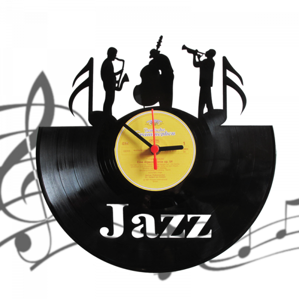 Часы виниловая грампластинка "Jazz"