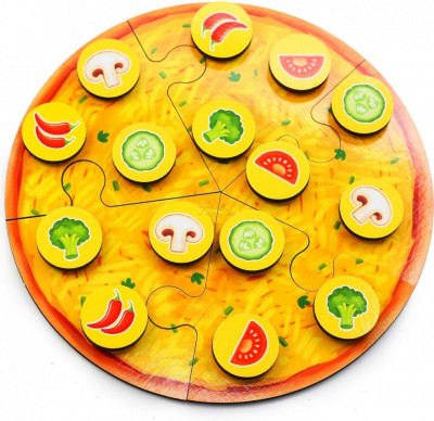 Пазл Собери Пиццу вегетарианскую