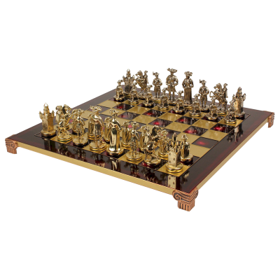 Шахматы бронзовые Рыцари Средневековья