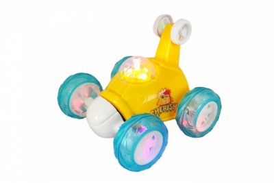 Машинка перевертыш на пульте управления (со светом и звуком)