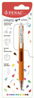 Ручка гелевая автоматическая Penac Inketti оранжевая 0,5 мм, 1 шт в блистере