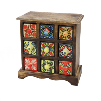 Миникомод фигурный, 9 ящиков