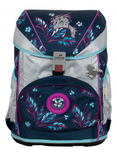 Ранец школьный DerDieDas ErgoFlex Exklusiv Superflash "Серебряный единор...