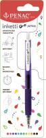 Ручка гелевая автоматическая Penac Inketti фиолетовая 0,5 мм, 1 шт в блистере