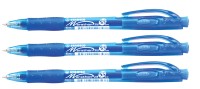 Автоматическая шариковая ручка Stabilo Maraphon 318, цвет чернил синий, 3 шт в блистере