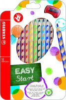 Набор цветных карандашей  Easycolors, 12 цветов, с точилкой, для правшей, в картоне
