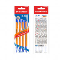 Ручка шариковая ErichKrause® R-301 Orange Stick 0.7, цвет чернил синий