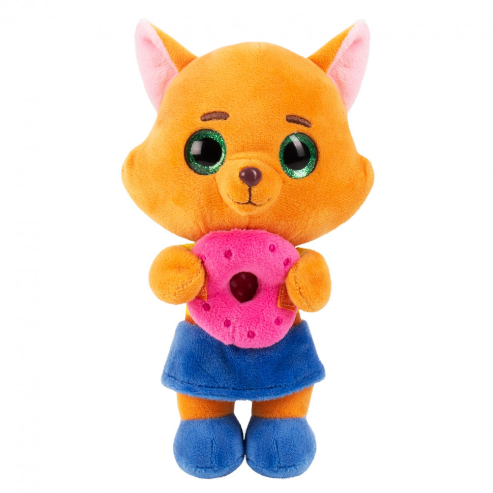 Кошечки-Собачки. Мягкая игрушка Буся с пончиком, 22 см