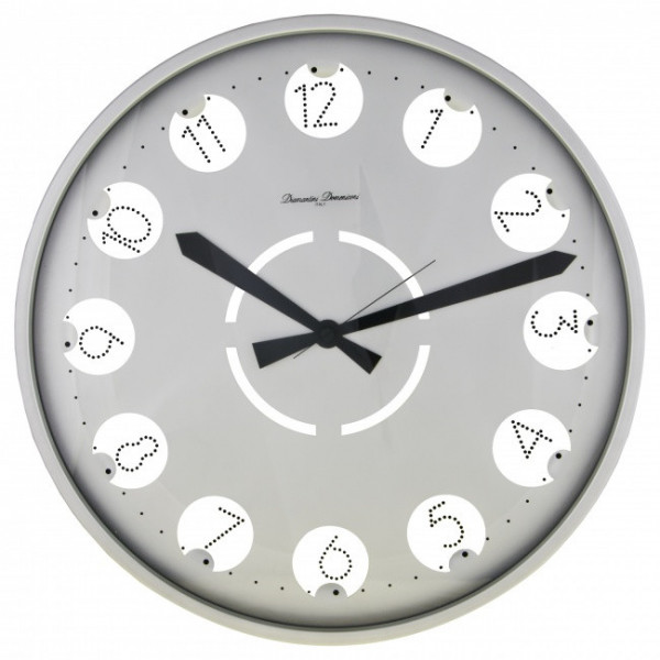 Часы настенные, цвет серый, диаметр циферблата 48 см
