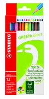 Набор цветных карандашей Stabilo Greencolors 12 цветов, в картонном футляре