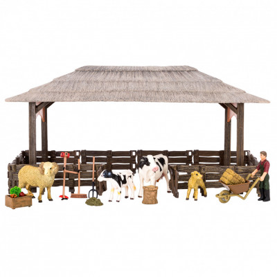 Набор фигурок животных серии "На ферме": Ферма игрушка, 19 фигурок ...