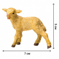 Набор фигурок животных серии "На ферме": Ферма игрушка, 19 фигурок домашних животных (коровы, овцы), персонажей и инвентаря