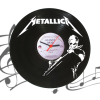 Часы виниловая грампластинка "Metallica"