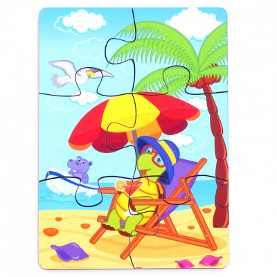 Пазл Черепашка 6 элементов