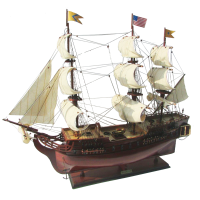Сувенирная модель парусника  Bon Homme Richard, размер 94х19х80 см, США